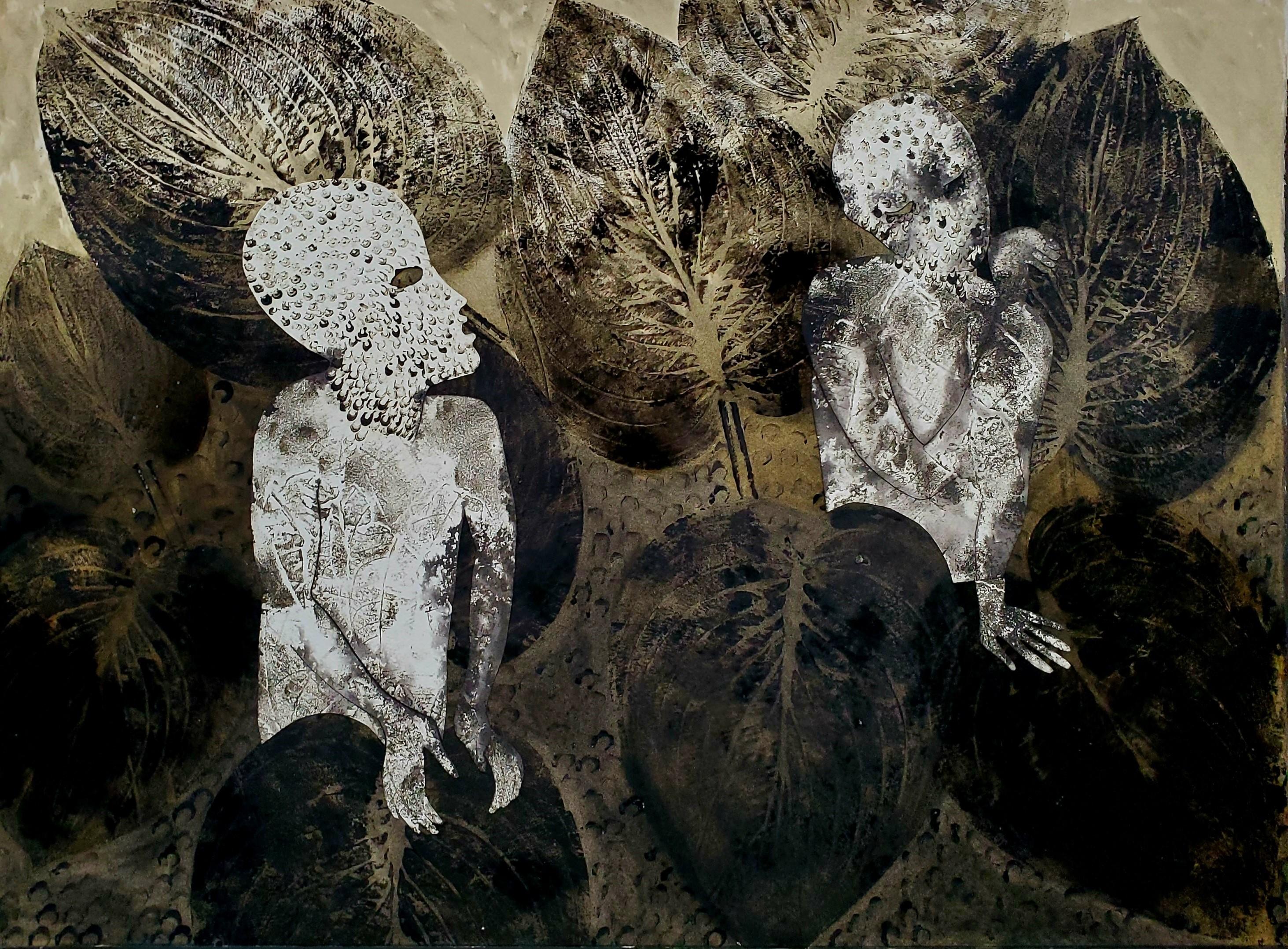Paradis perdus #5 Haude Bernabe Art contemporain Afrique homme dans la nature paysage