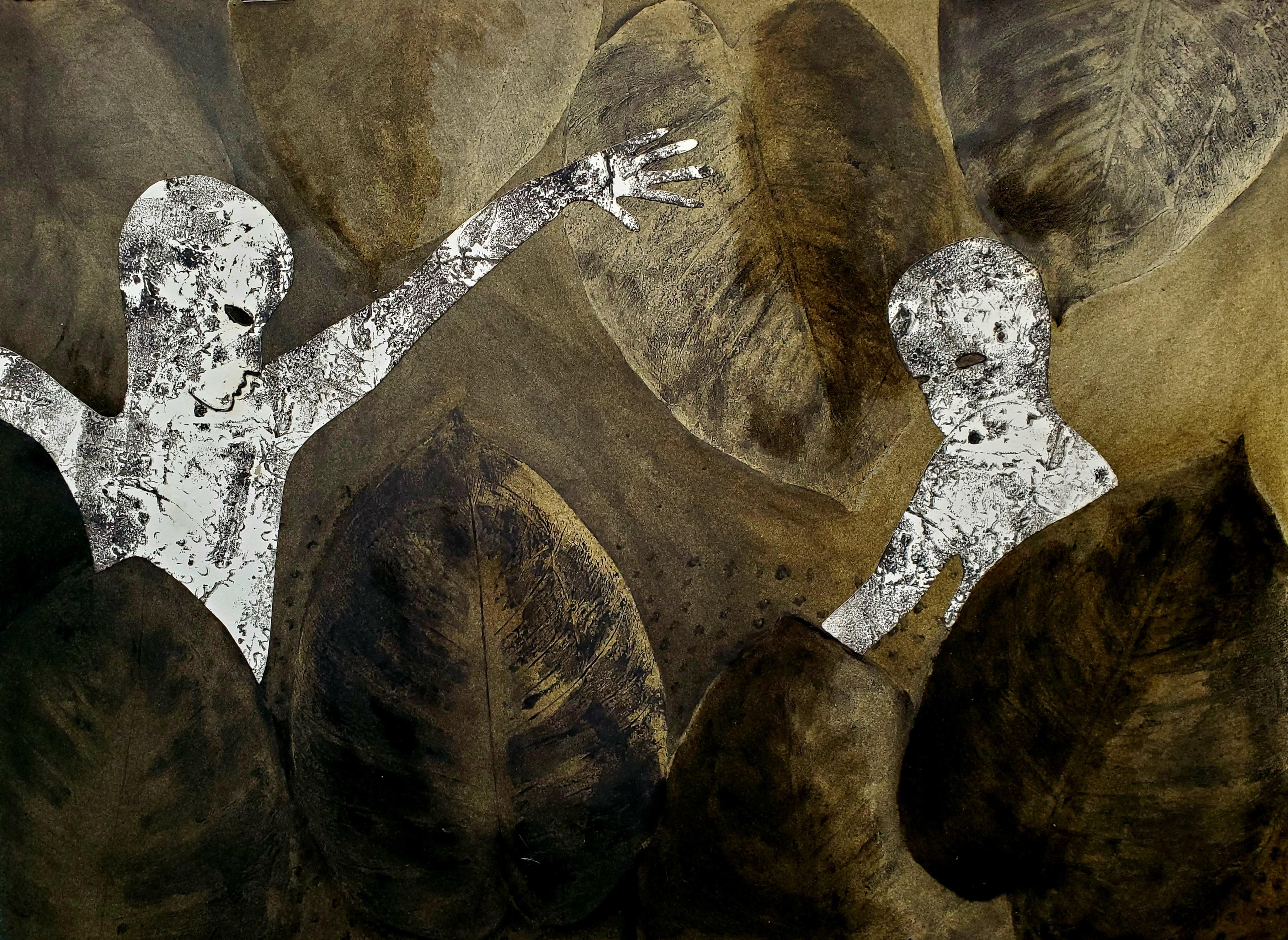 Paradis perdus #9 Haude Bernabe Art contemporain Afrique homme dans la nature paysage