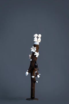 Canopy Haude Bernabé Arte contemporáneo escultura naturaleza poesía cerámica árbol blanco