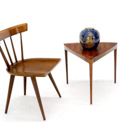 Haug Snekkeri Triangular Rosewood Side Coffee Table