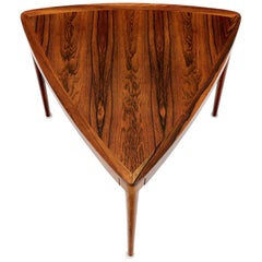 Haug Snekkeri Triangular Rosewood Side Coffee Table