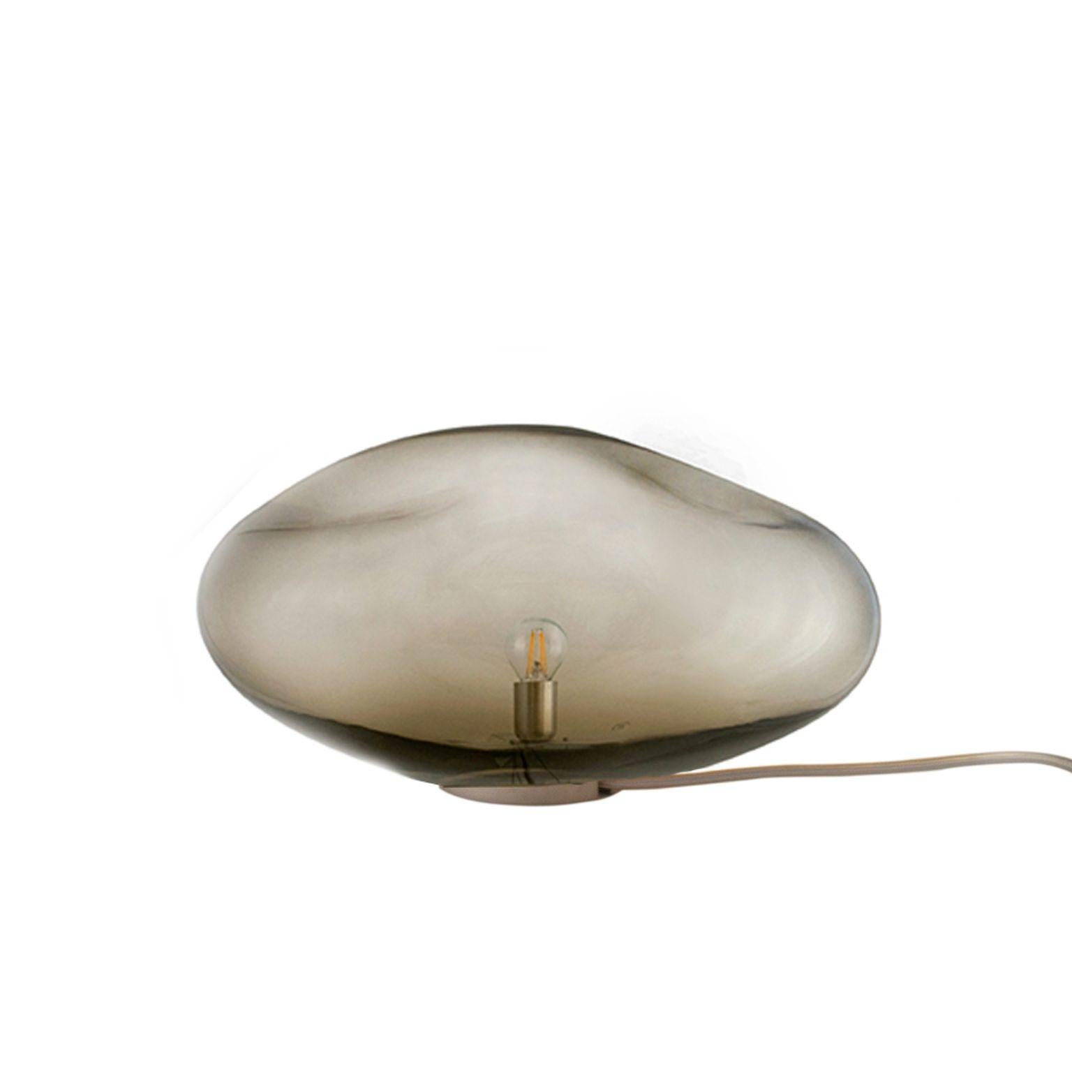Haumea Amorph Silver Smoke XL Pendant by Eloa For Sale 2