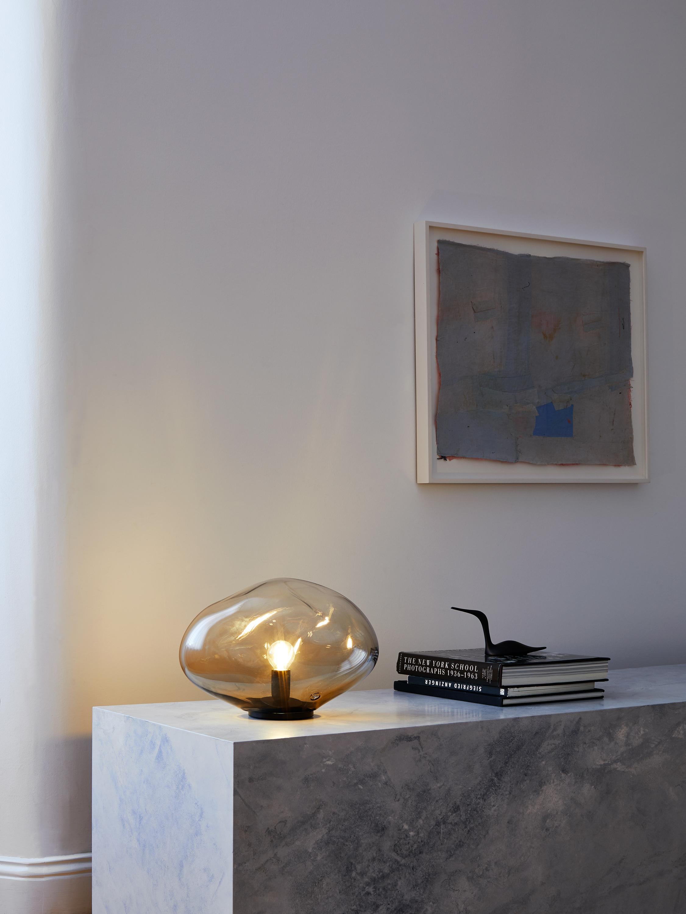 Lampada da soffitto Haumea, vetro di Murano soffiato a mano, 2021, dimensione 