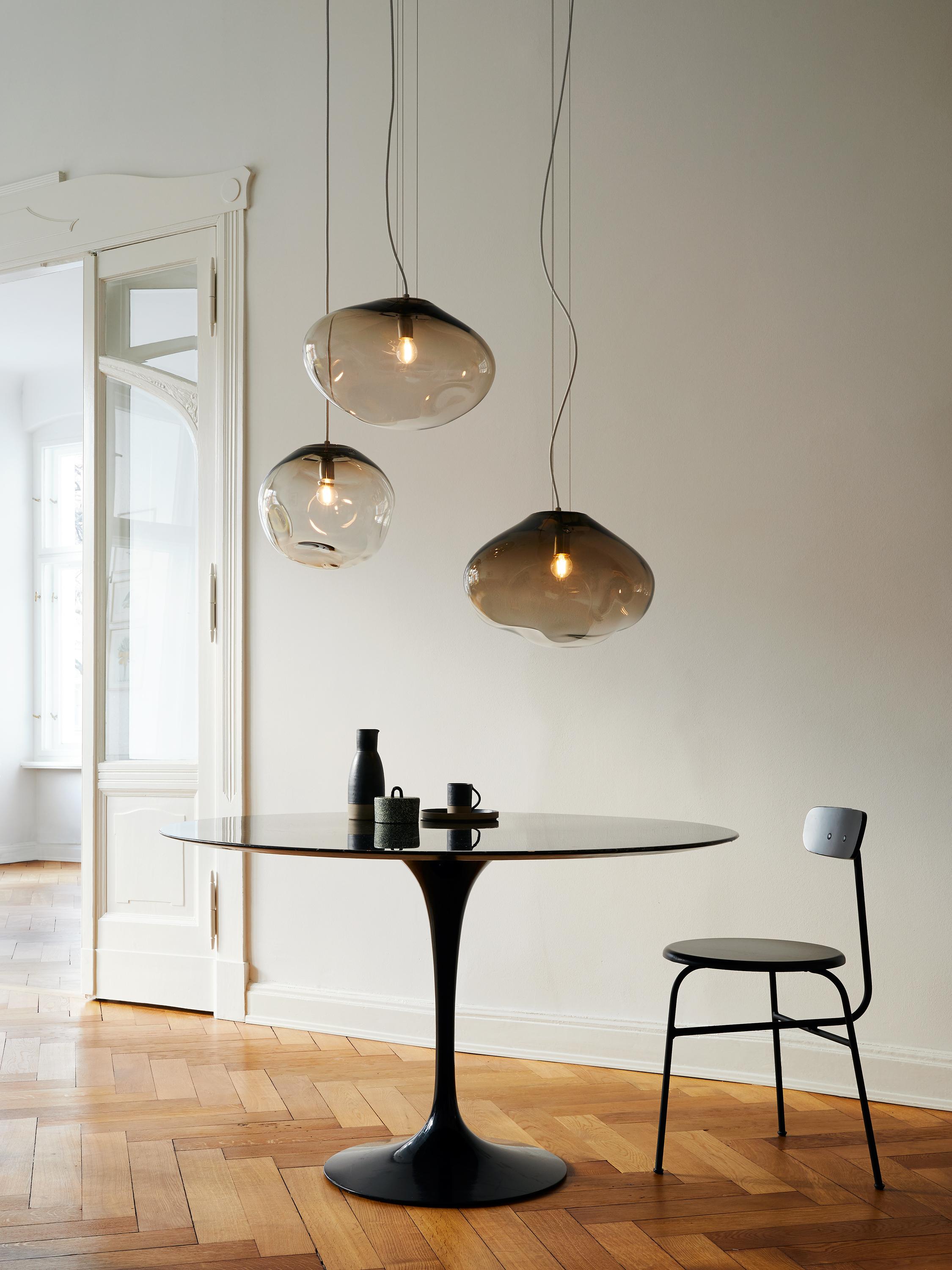Moderno Lampada da soffitto Haumea, vetro di Murano soffiato a mano, 2021, dimensione 