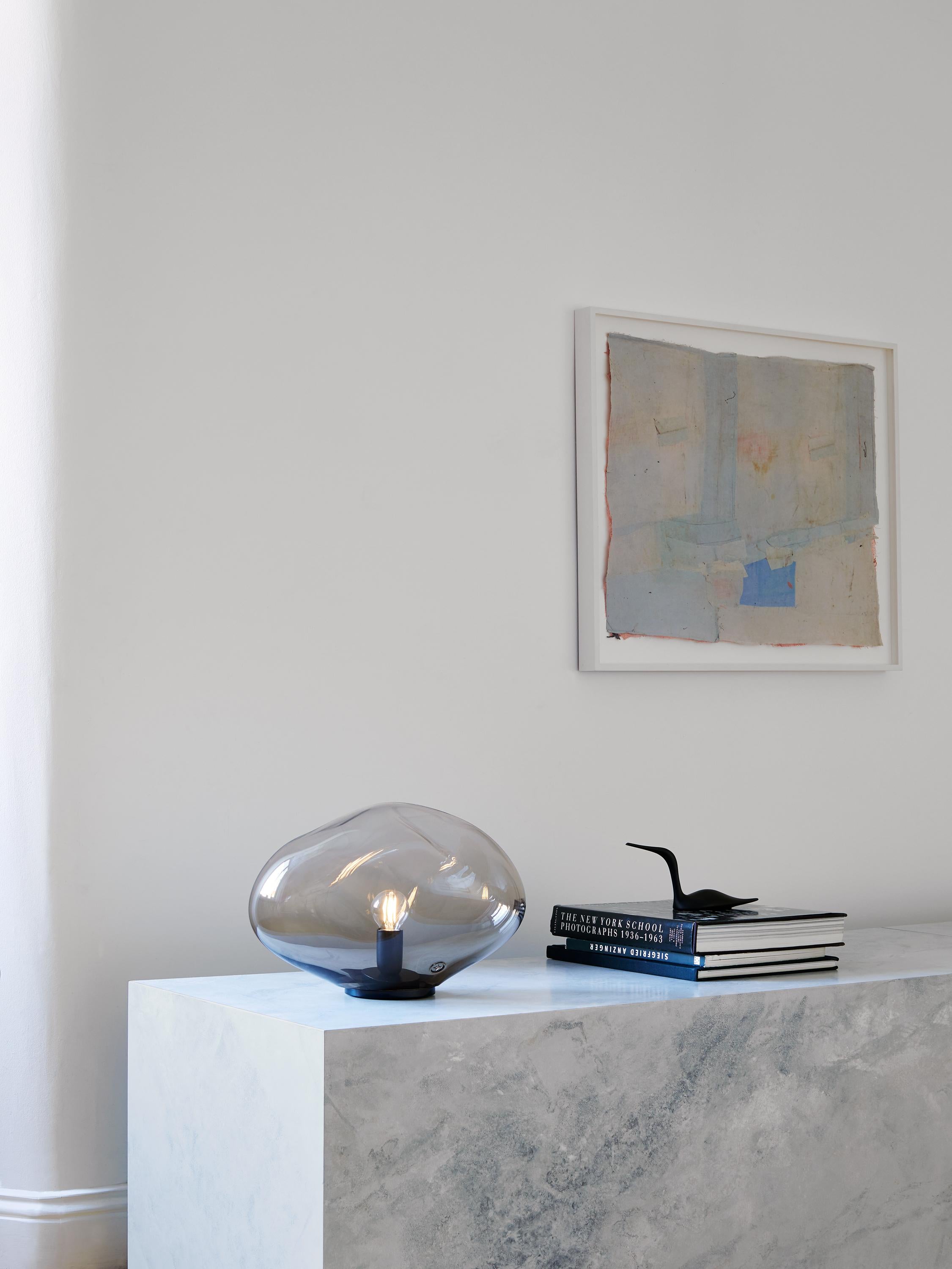 Lampada da soffitto Haumea, vetro di Murano soffiato a mano, 2021, dimensione 