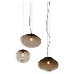 Lampada da soffitto Haumea, vetro di Murano soffiato a mano, 2021, dimensione "S