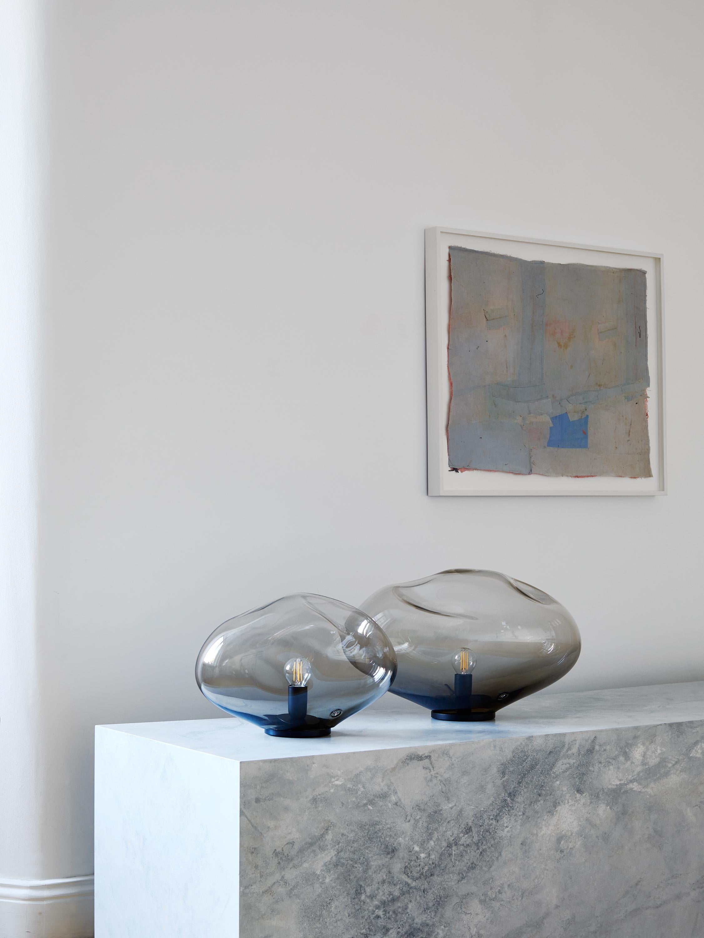 Lampada da soffitto Haumea, vetro di Murano soffiato a mano, 2021, misura 