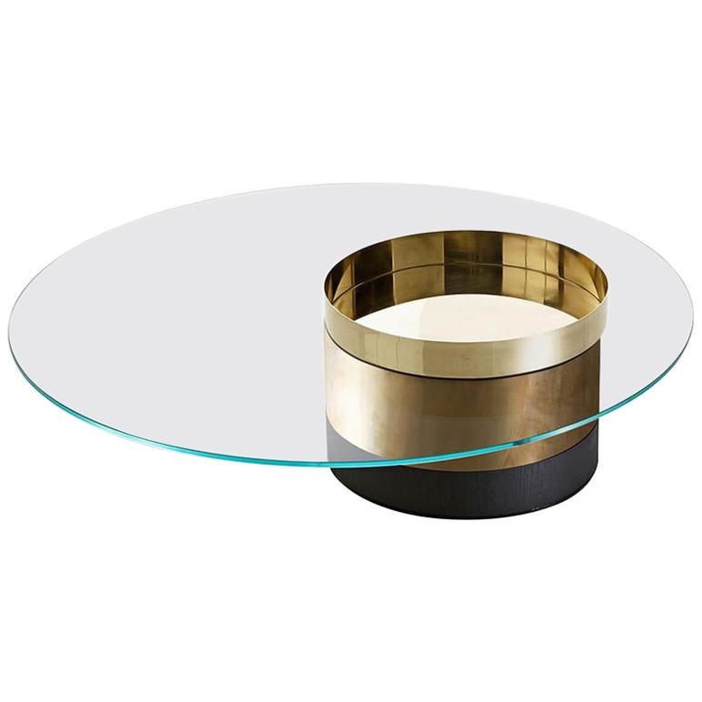 Haumea Couchtisch Glas M von Massimo Castagna