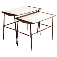 Hauner & Eisler - Moveis Artesanal - Rare Pair of 1950s nest table in rosewood