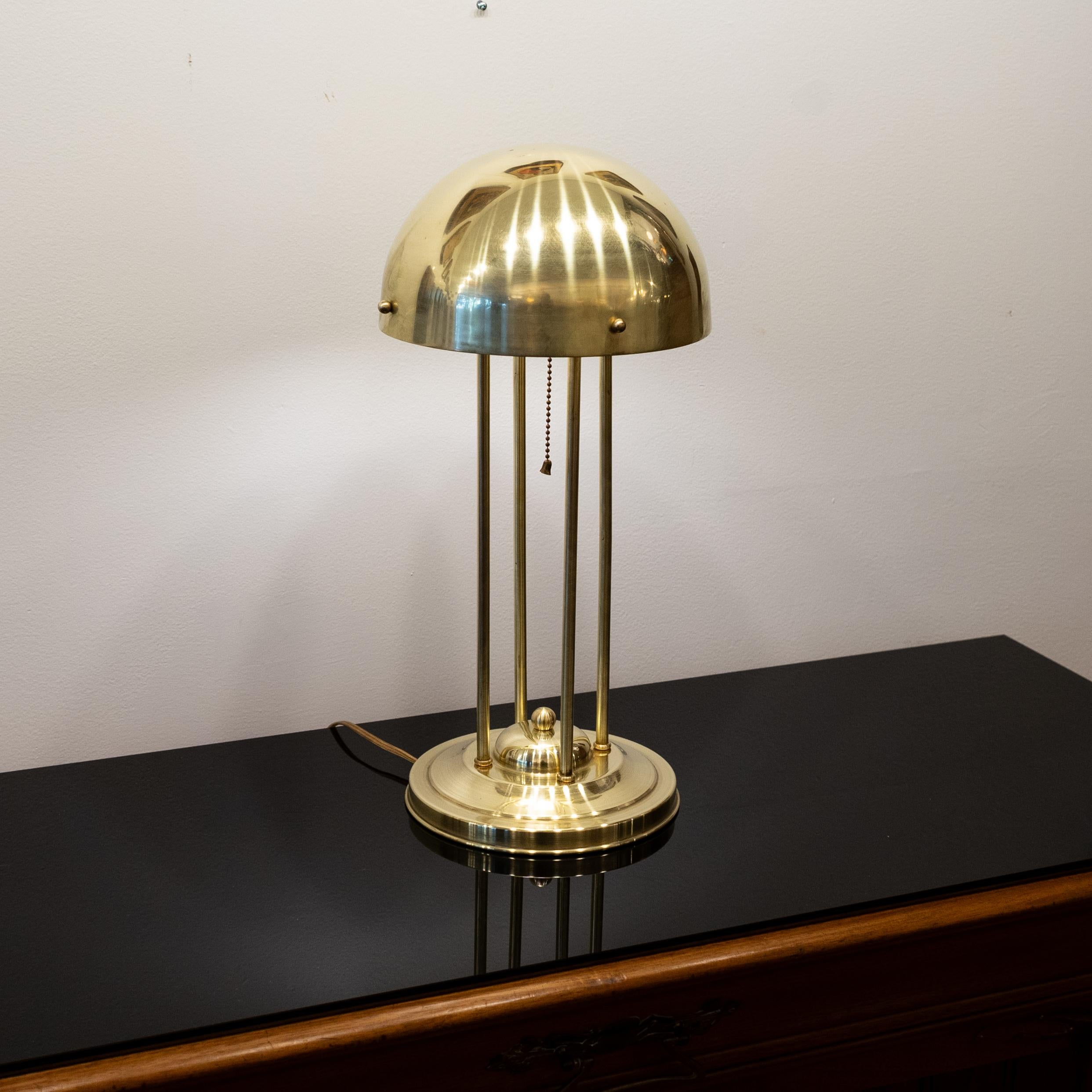 Haus Henneberg Brass Table Lamp, Austria For Sale 3