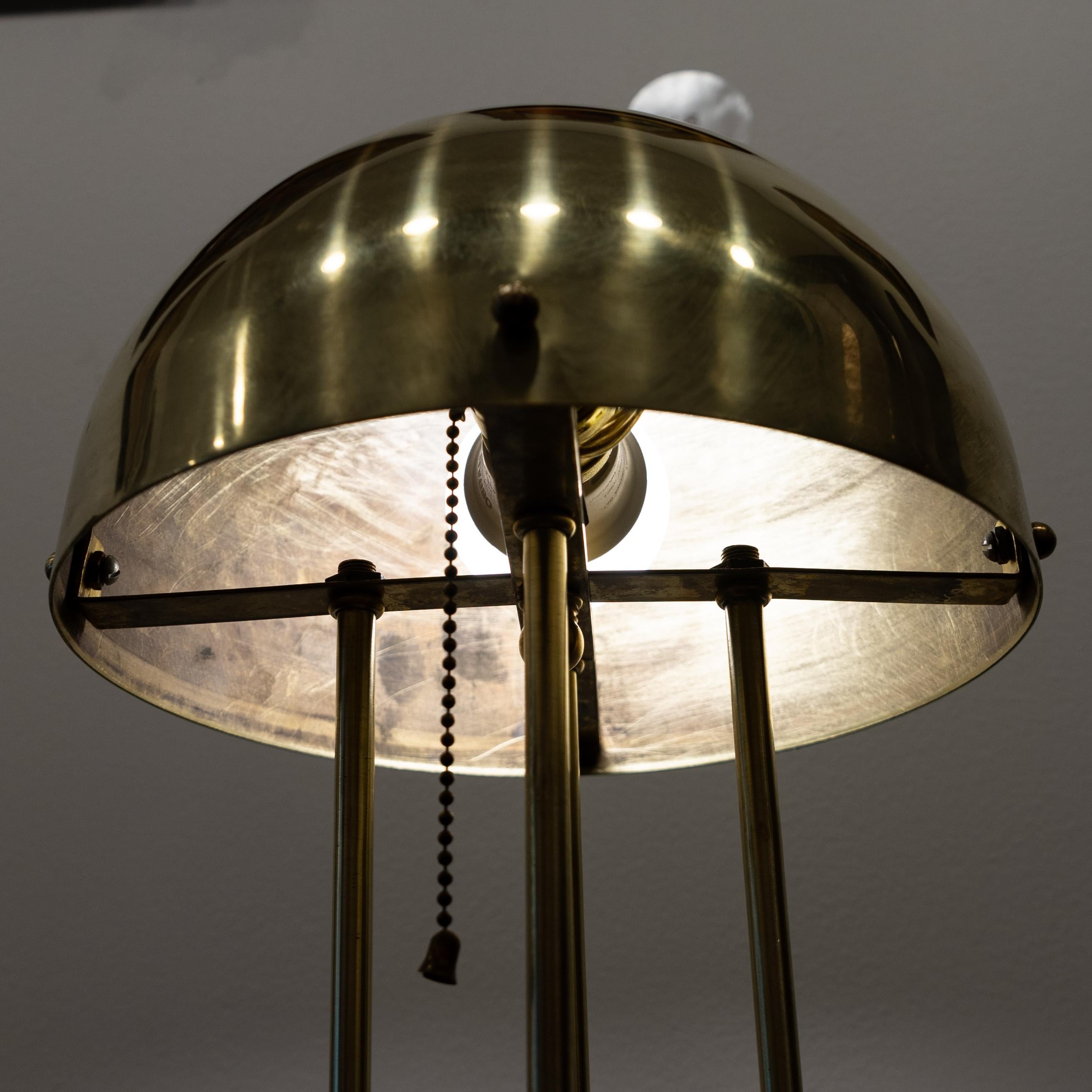 Haus Henneberg Brass Table Lamp, Austria For Sale 4