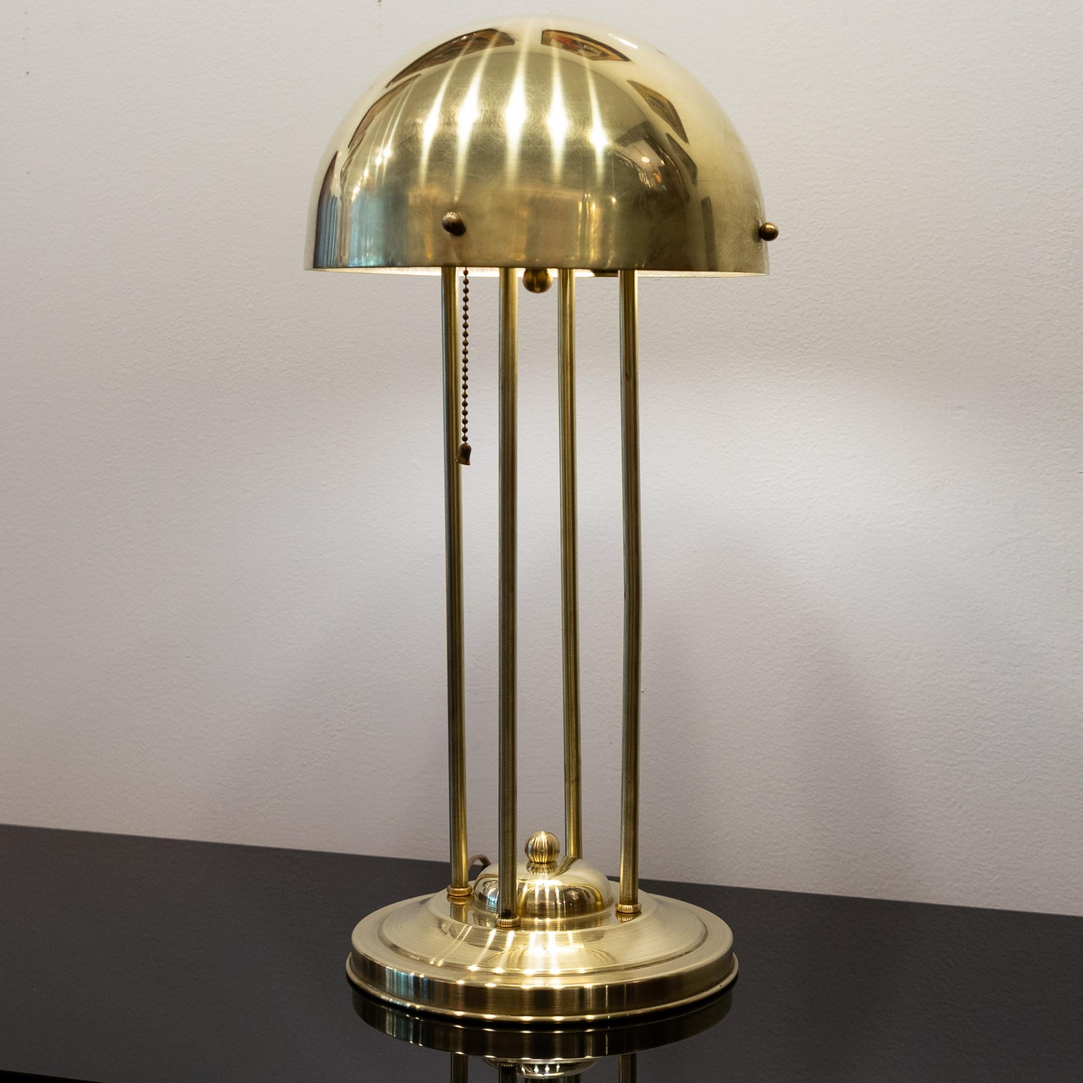 Haus Henneberg Brass Table Lamp, Austria For Sale 7