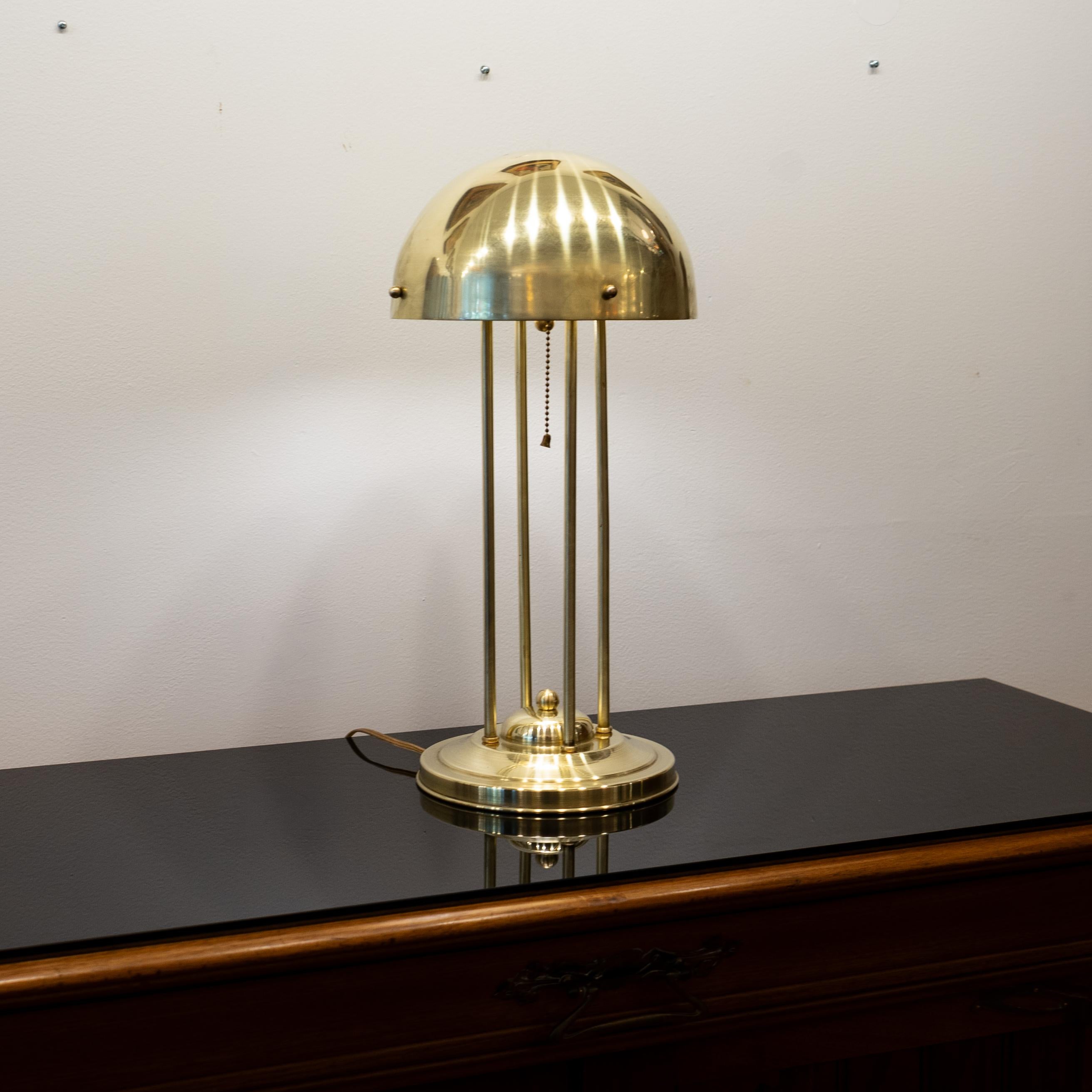 Haus Henneberg Brass Table Lamp, Austria For Sale 8