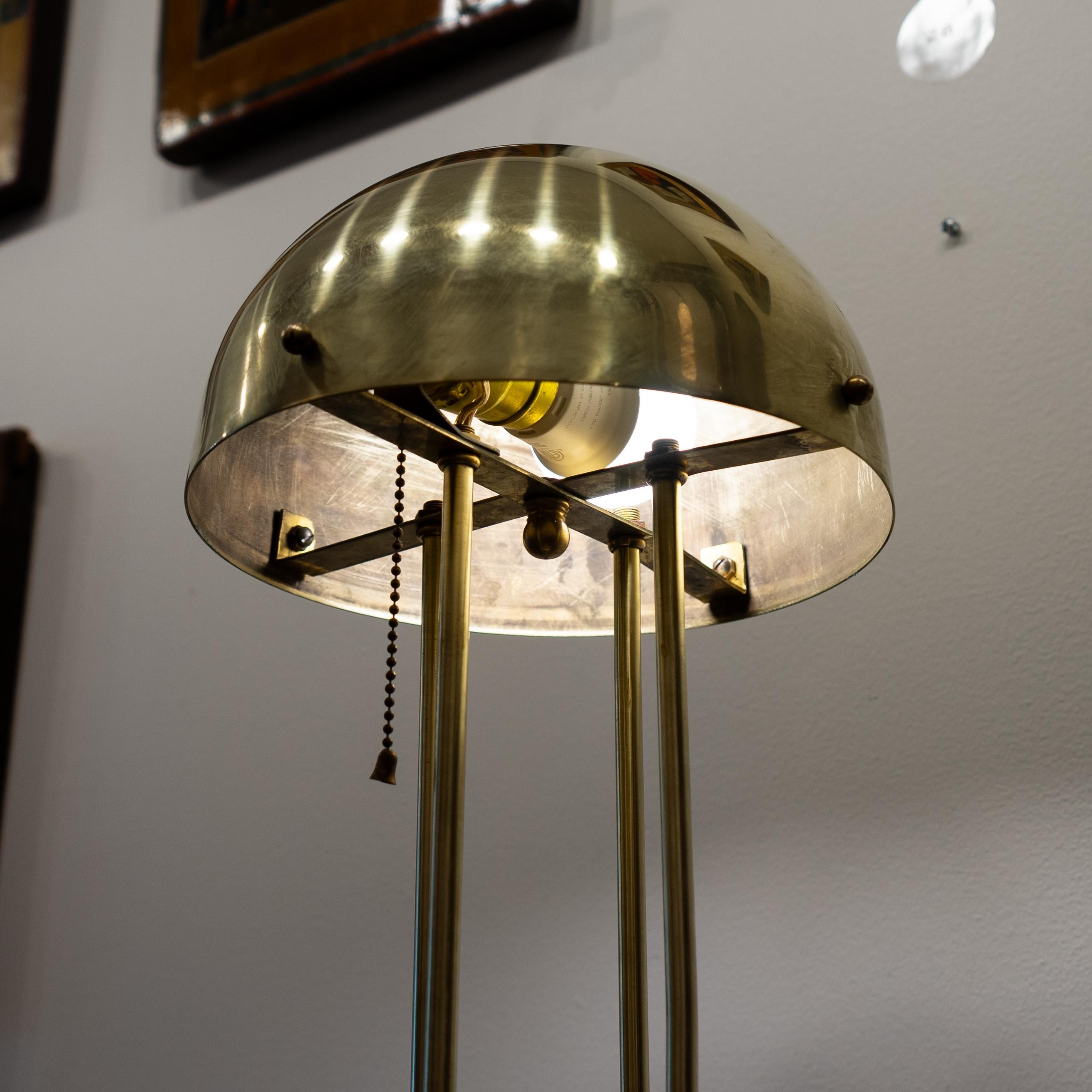 Haus Henneberg Brass Table Lamp, Austria For Sale 9