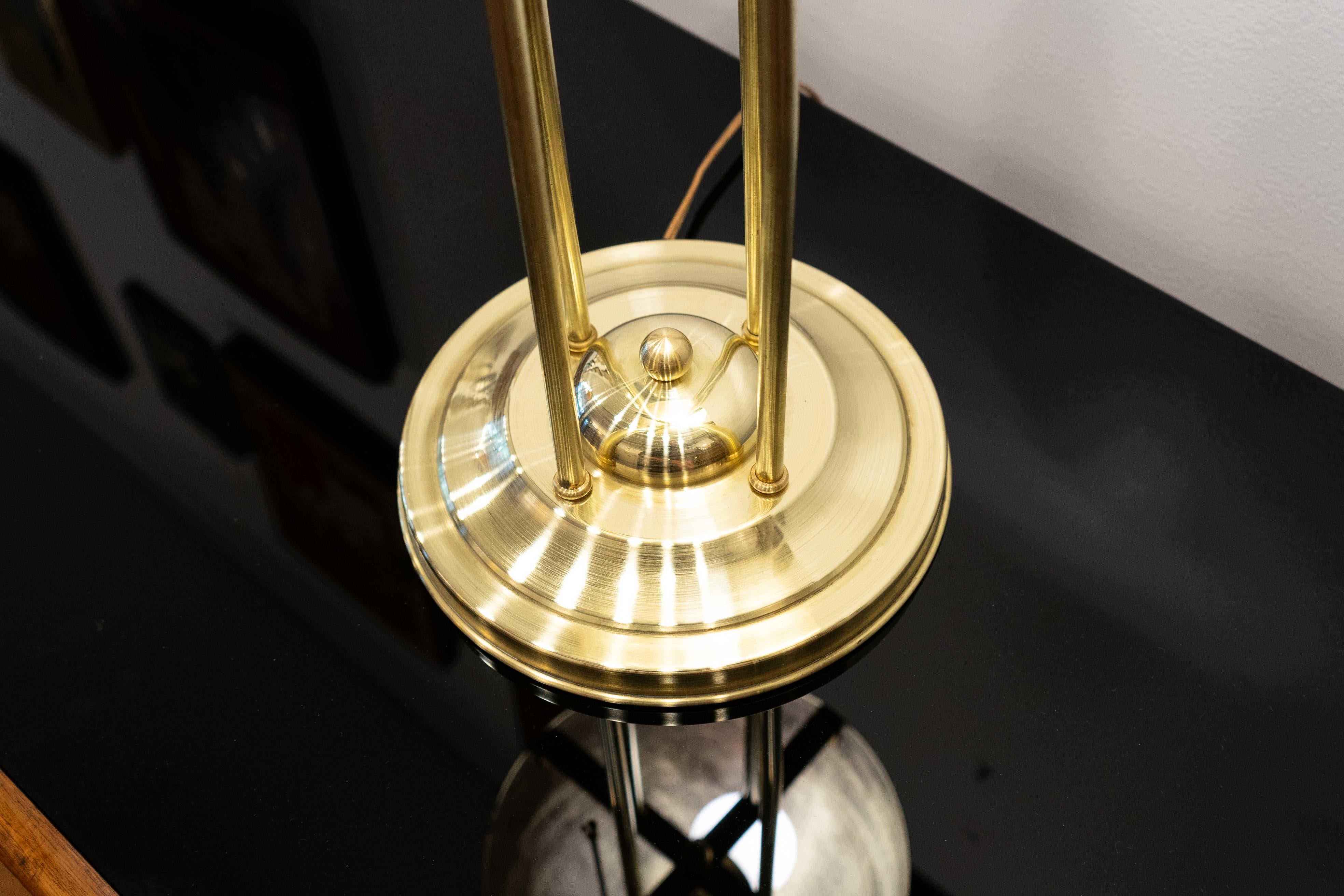 Haus Henneberg Brass Table Lamp, Austria For Sale 11