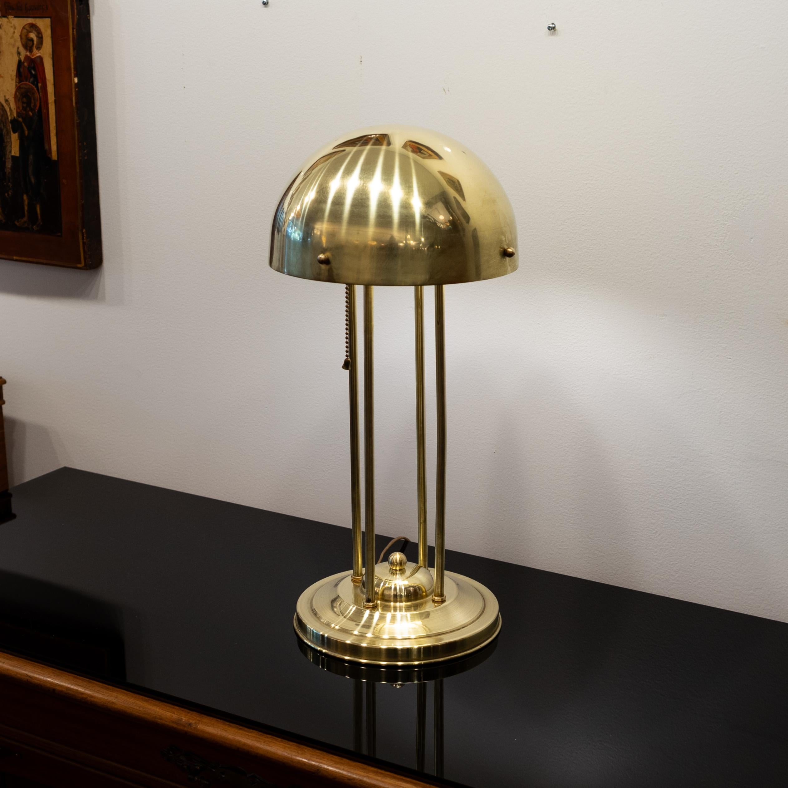 Haus Henneberg Brass Table Lamp, Austria For Sale 1