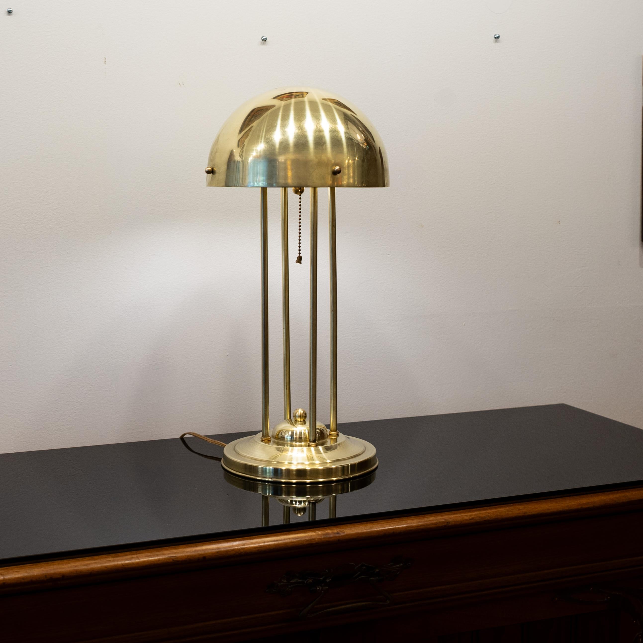 Haus Henneberg Brass Table Lamp, Austria For Sale 2