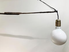 Lampe Haus Lange, bronze, de Franz West pour Memphis, marquée "FRANZ WEST X MEMPHIS"