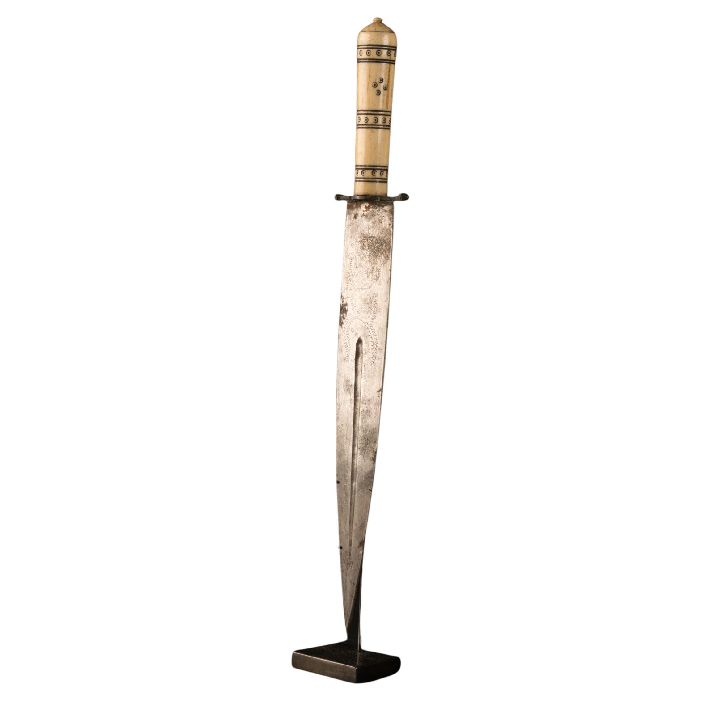 Haussa People, Nigeria, Dagger with Organic Handle For Sale