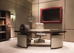 Haussmann Armchair by Hugues Chevalier, Modern Leather Design