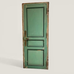 Haussmann Interior Door with Frame, Original Hardware and Key cica 1860