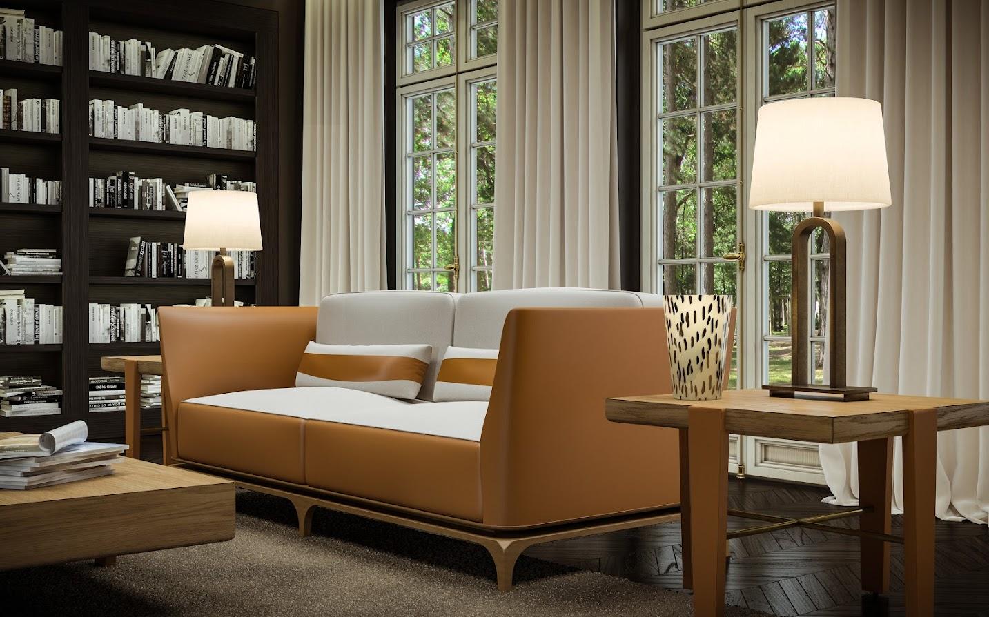 Modern Haussmann Large Lamp For Sale