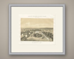 Haut-Tingry National Sheep Farm, Antique French Farm View, 1873