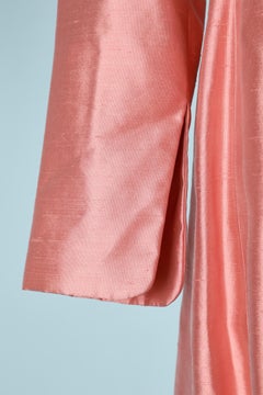 Haute-Couture Chanel coat-dress pink wild silk