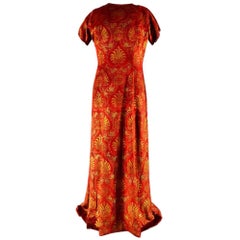 Haute Couture evening dress -attributed to- Maria Monacci Gallenga Circa 1930
