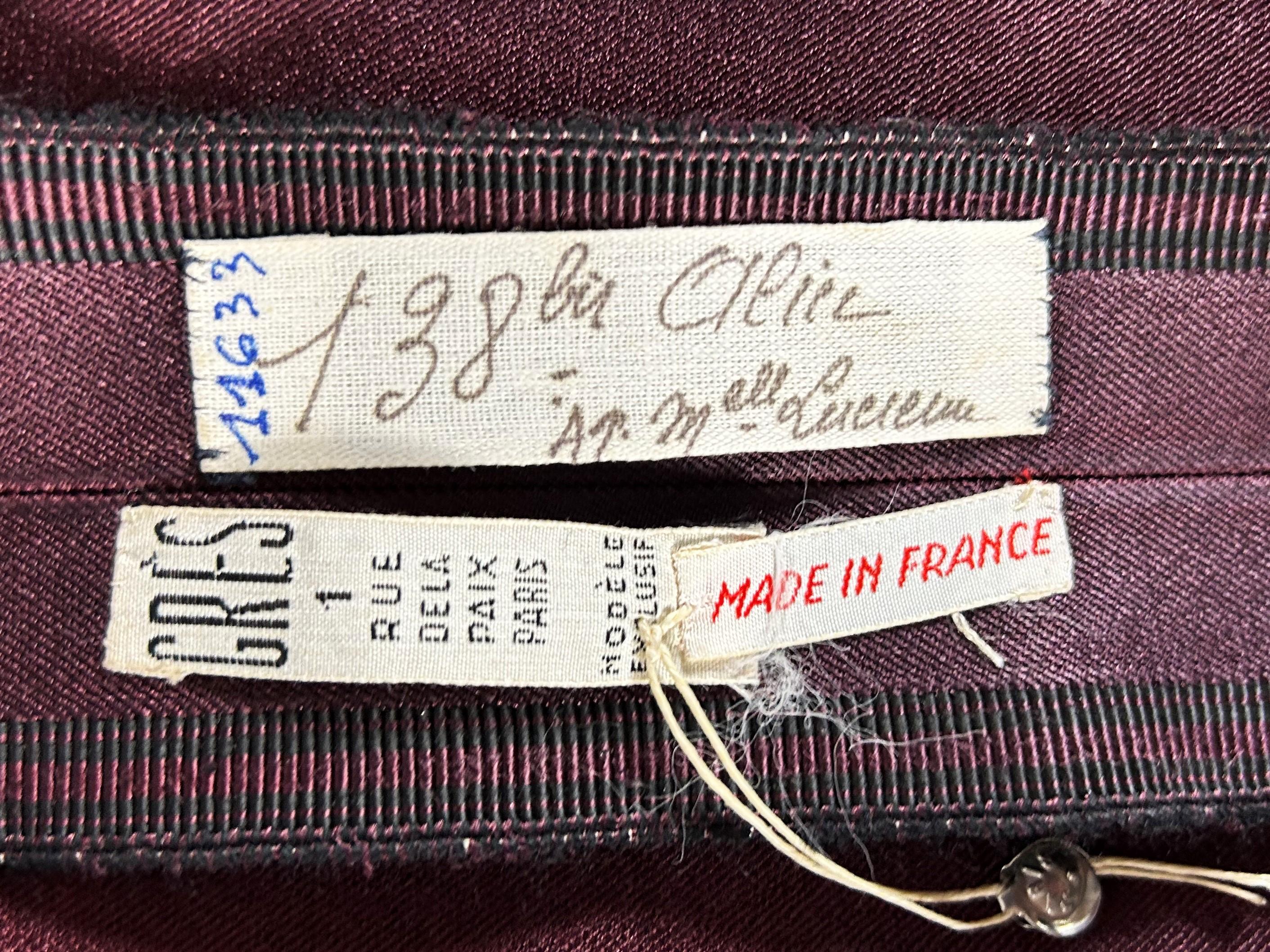 Haute-Couture-Modenschau-Umhang von Madame Grès, nummeriert 11633 CIRCA 1980 im Angebot 9