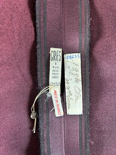 Capa de desfile de Alta Costura de Madame Grès numerada 11633 Circa 1980