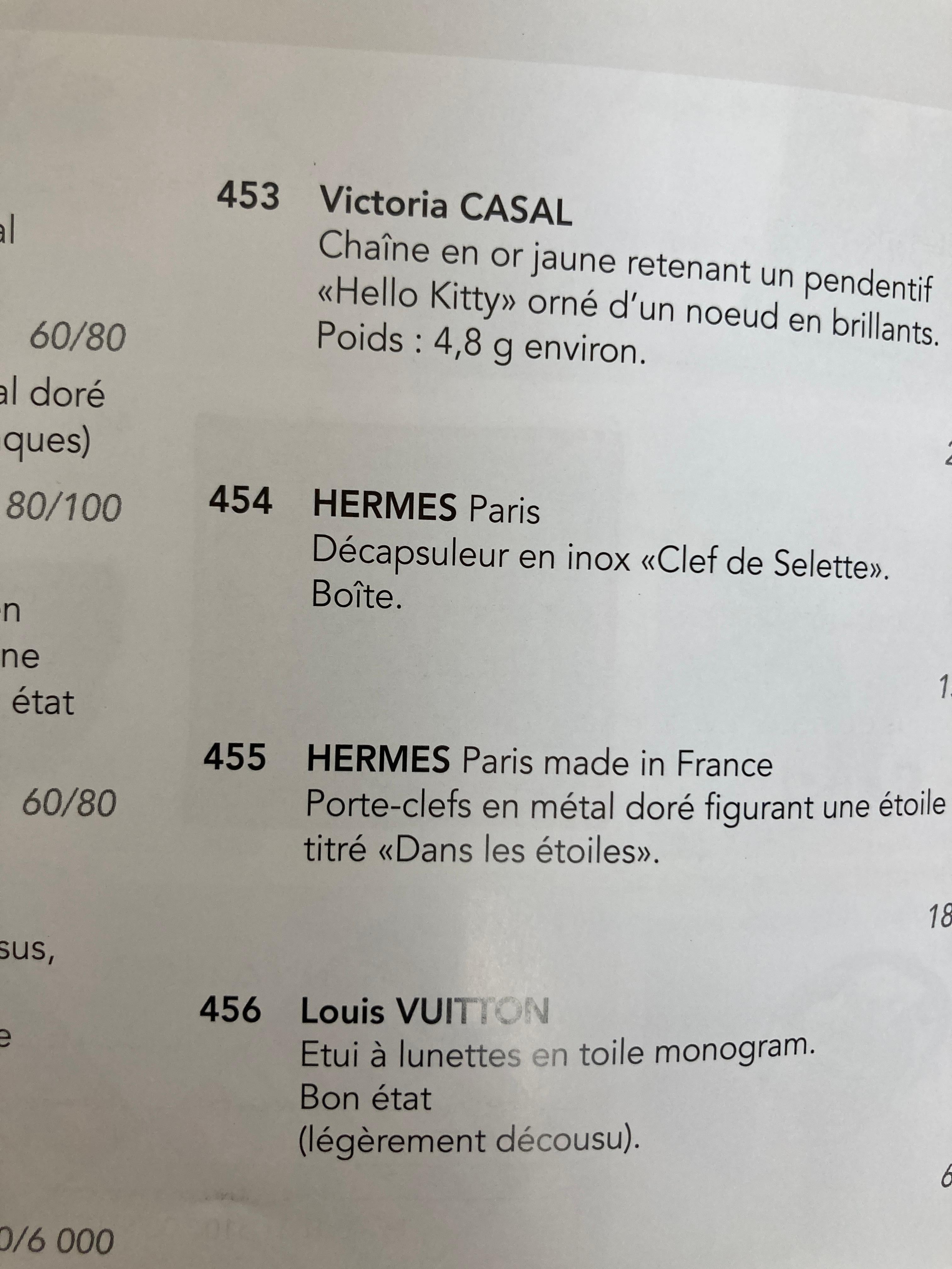 Catalogue des ventes aux enchères de haute couture et de luxe en cuir de Besch Cannes, France 2015 en vente 7