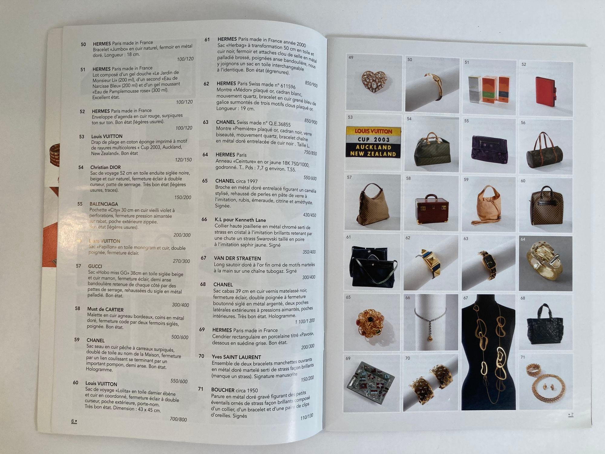 Haute Couture Luxury Leather Goods by Besch Cannes Auction Catalog, France, 2015 For Sale 1