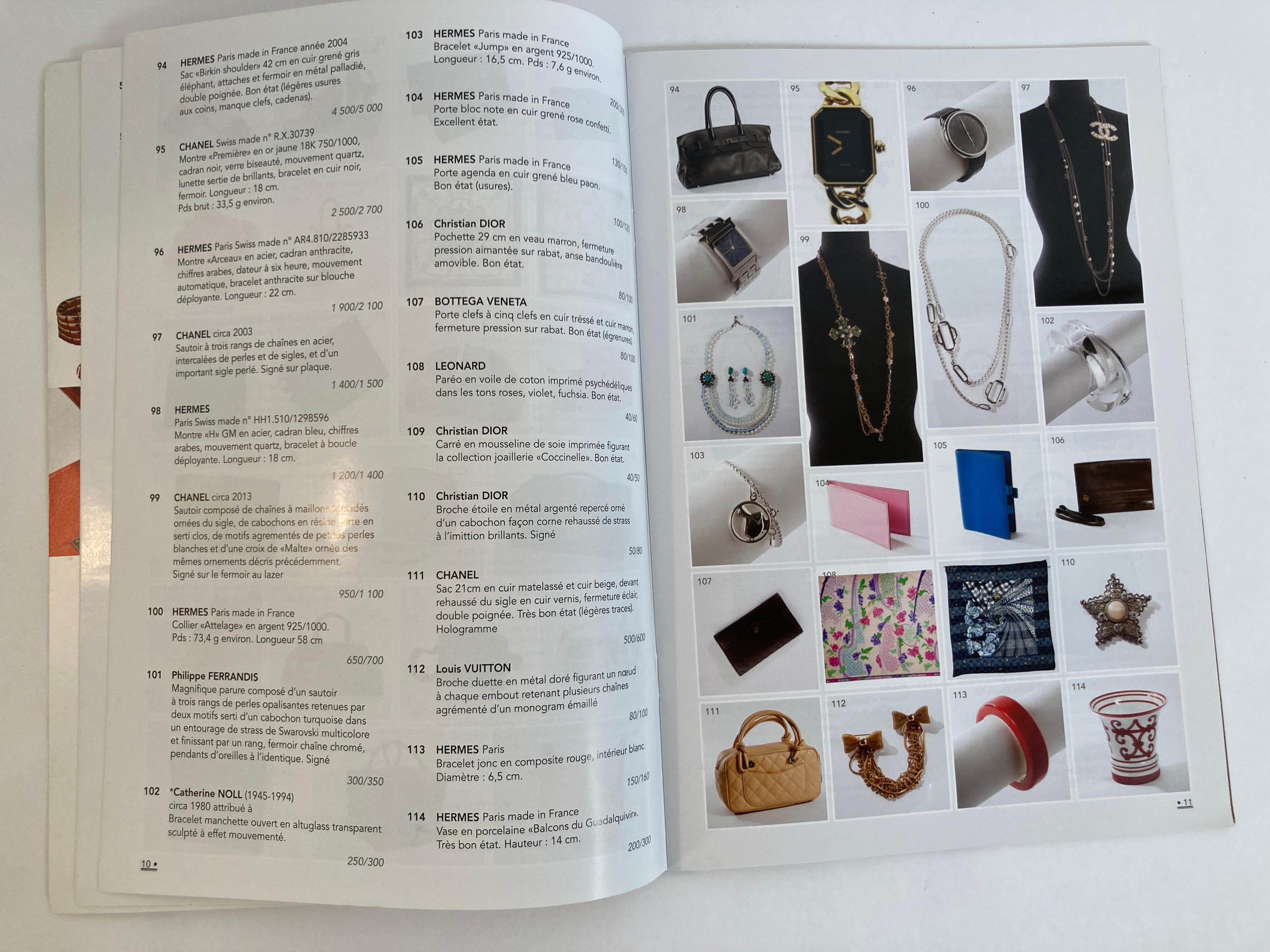 Haute Couture & Luxus-Lederwaren von Besch Cannes, Auktionskatalog Frankreich 2015 im Angebot 3