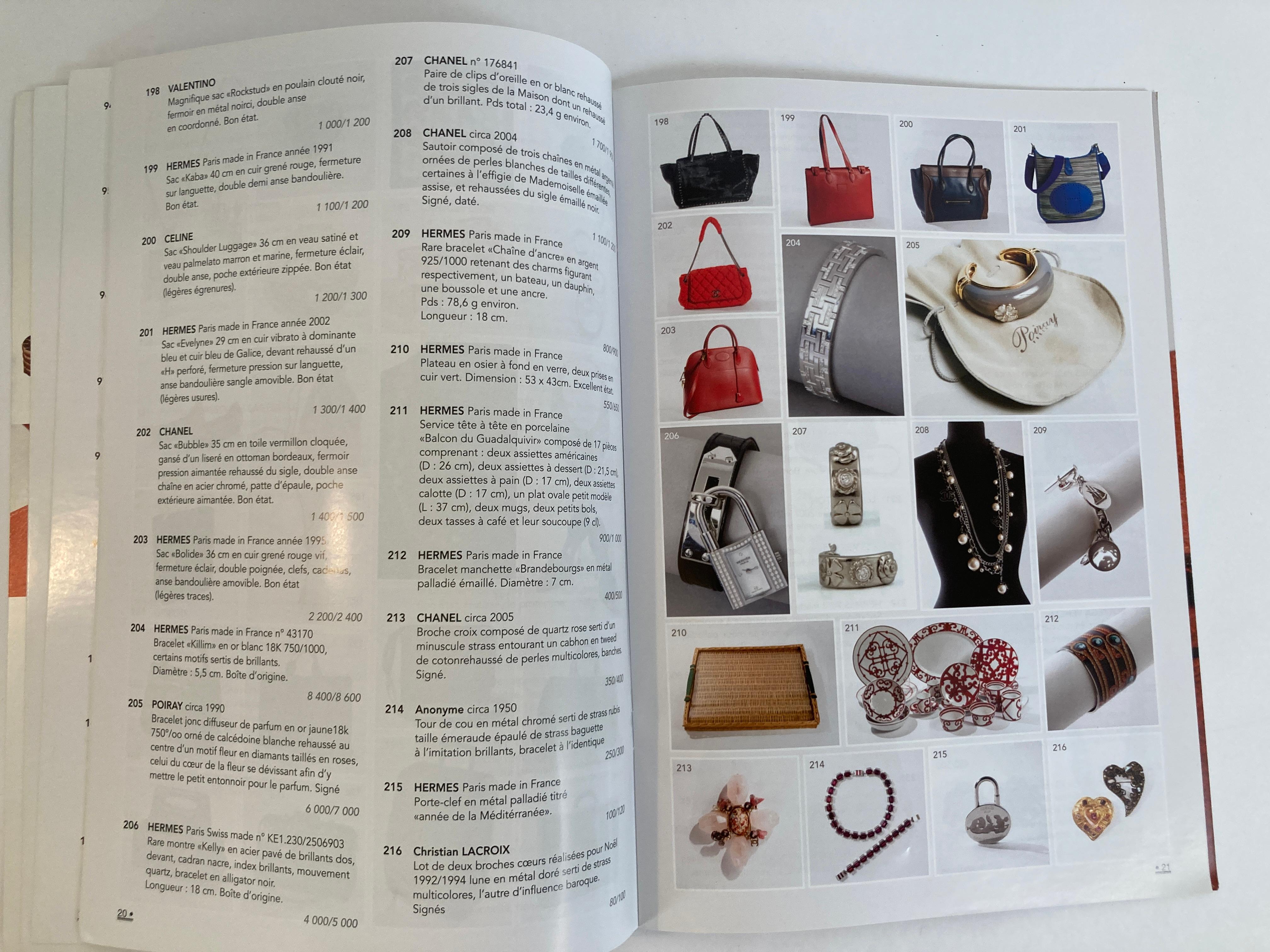 Haute Couture & Luxury Leather Goods by Besch Cannes Auction Catalog France 2015 For Sale 3