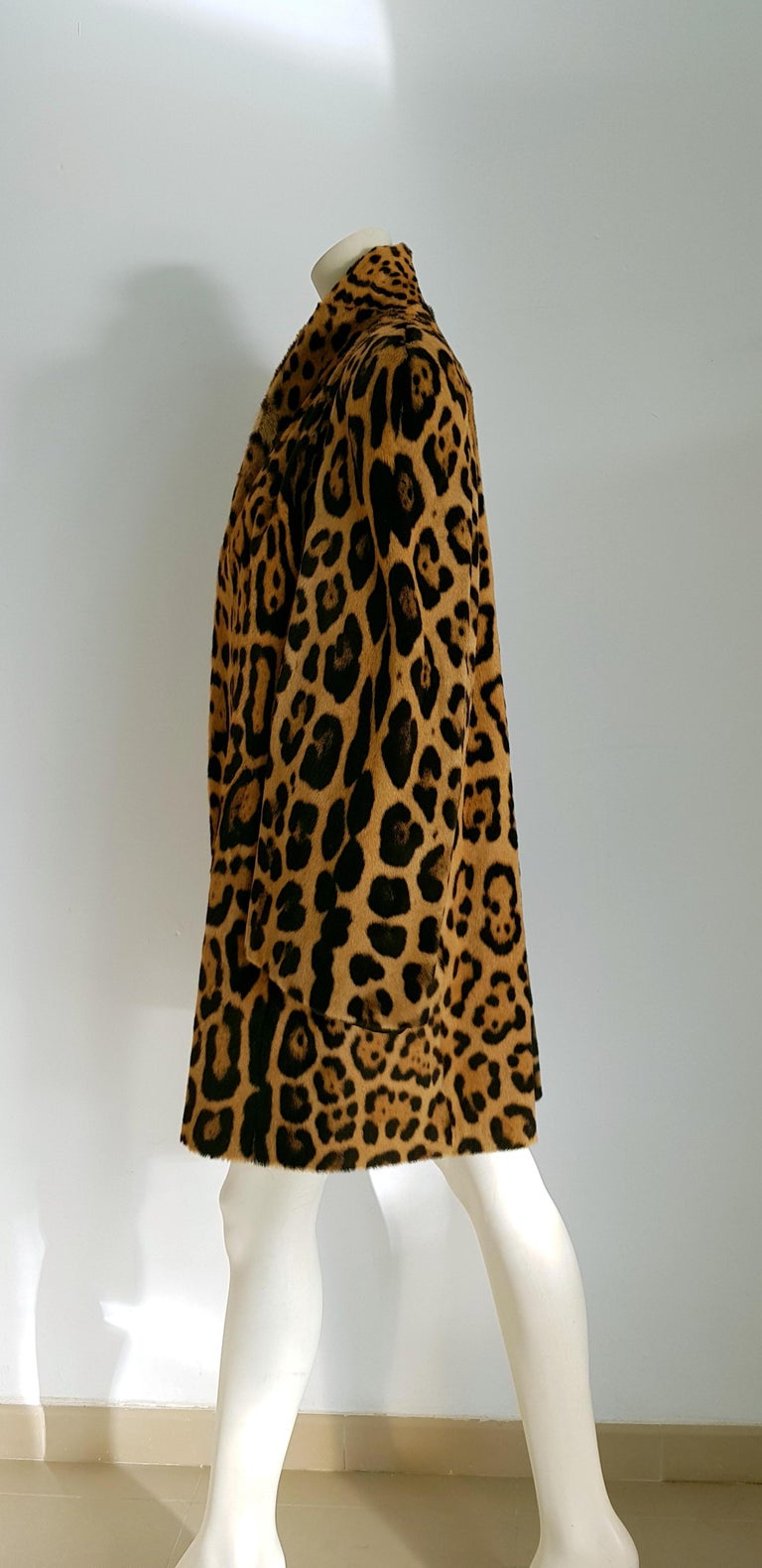 Haute Couture MANFRIANI Florence Rare Wild Jaguar Fur (Pre-Ban) Coat