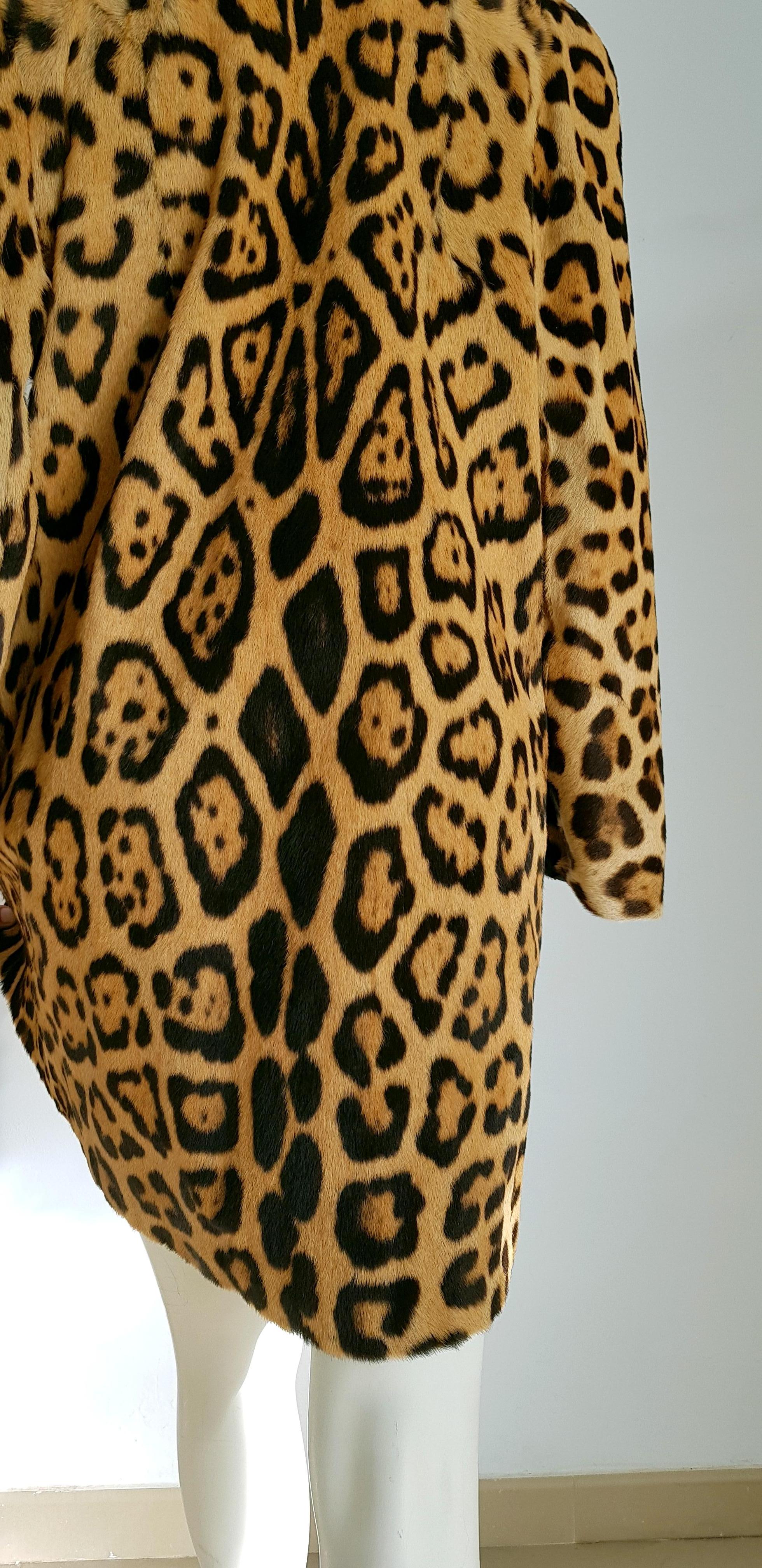 jaguar skin coat