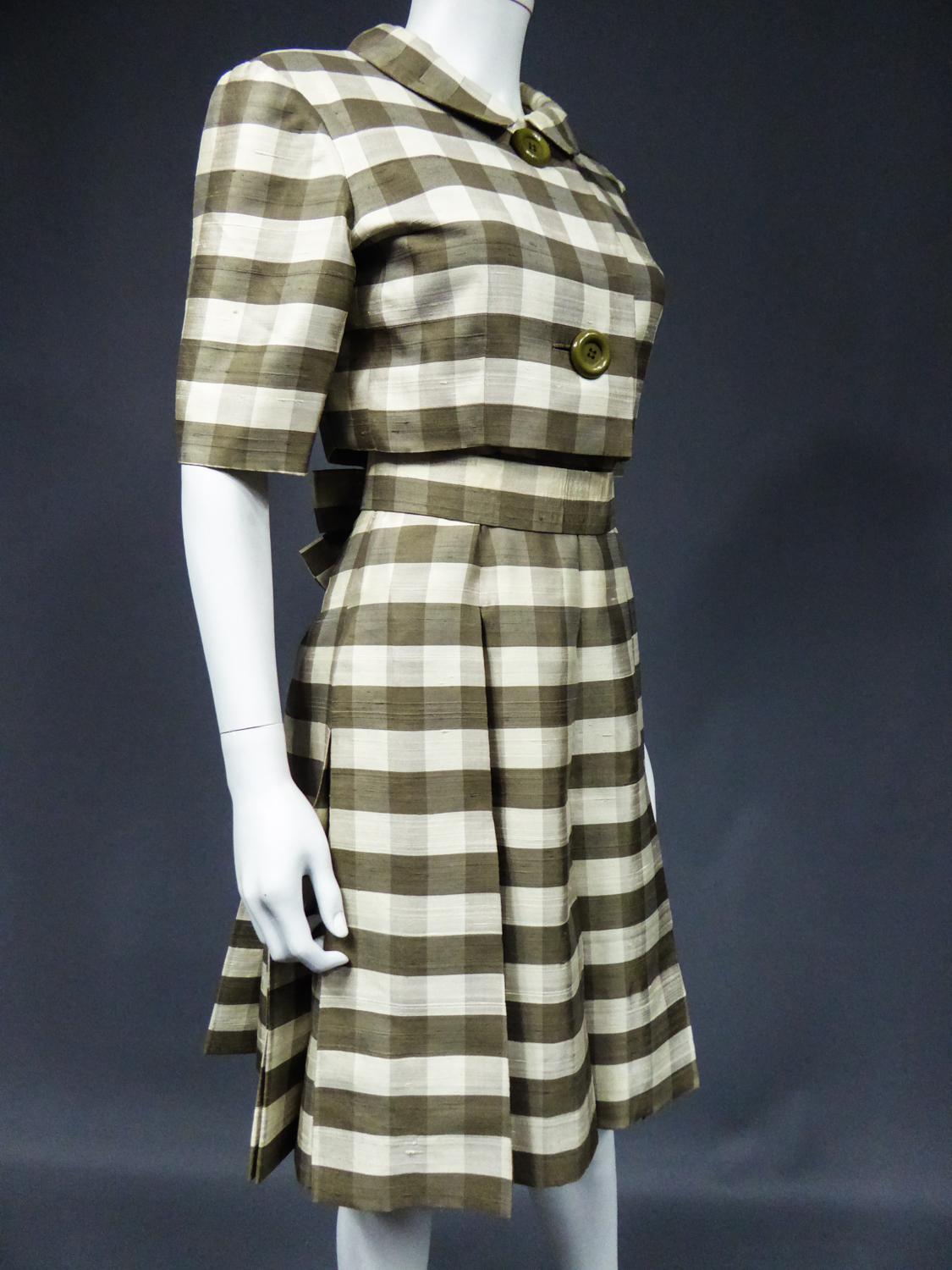 ​​​​​​​Haute Couture Nina Ricci Dress and Bolero Circa 1960 5