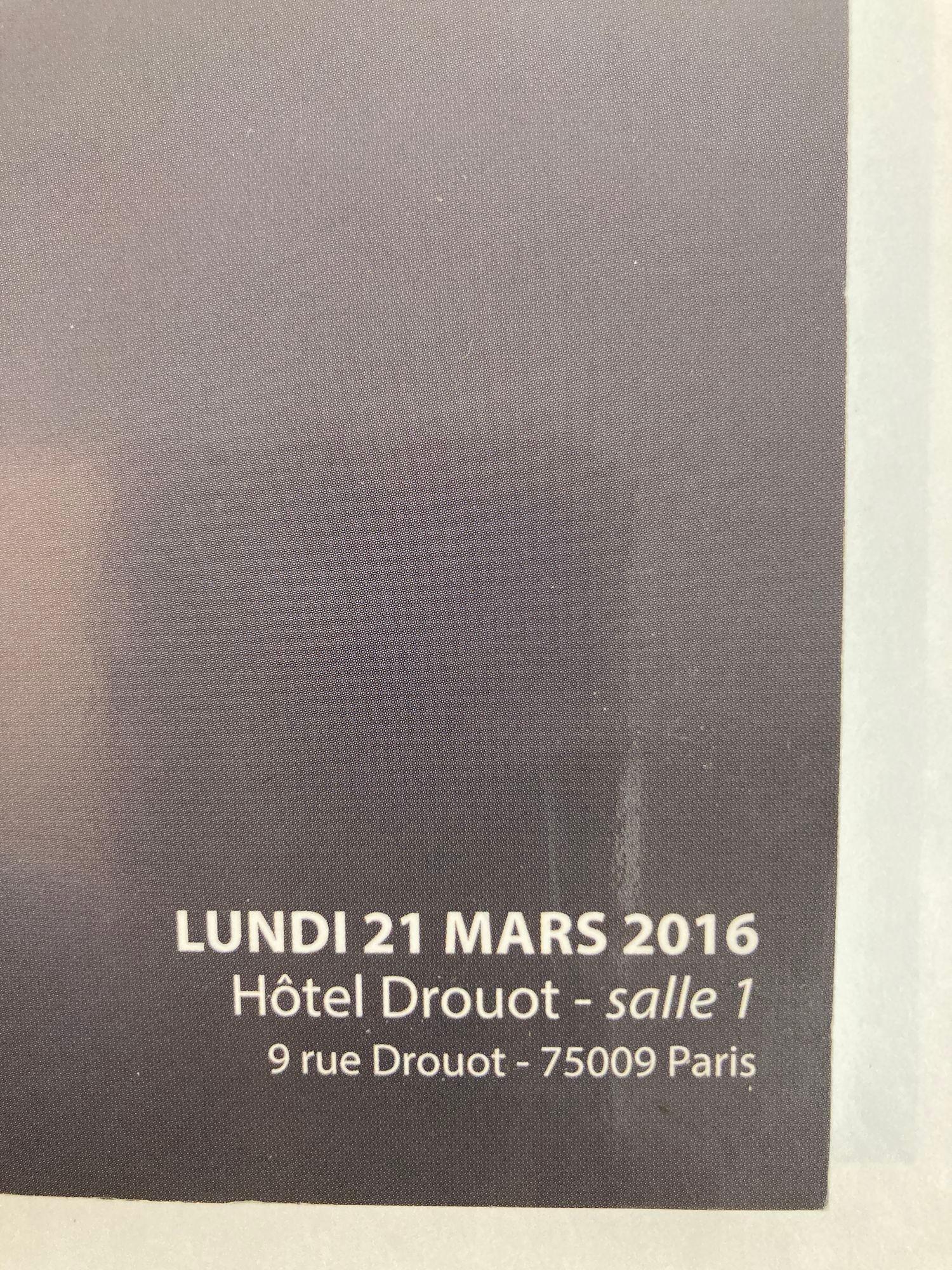 Français Catalogue des ventes aux enchères de la Haute Couture Paris 2016 publié par Gros & Delettrez en vente