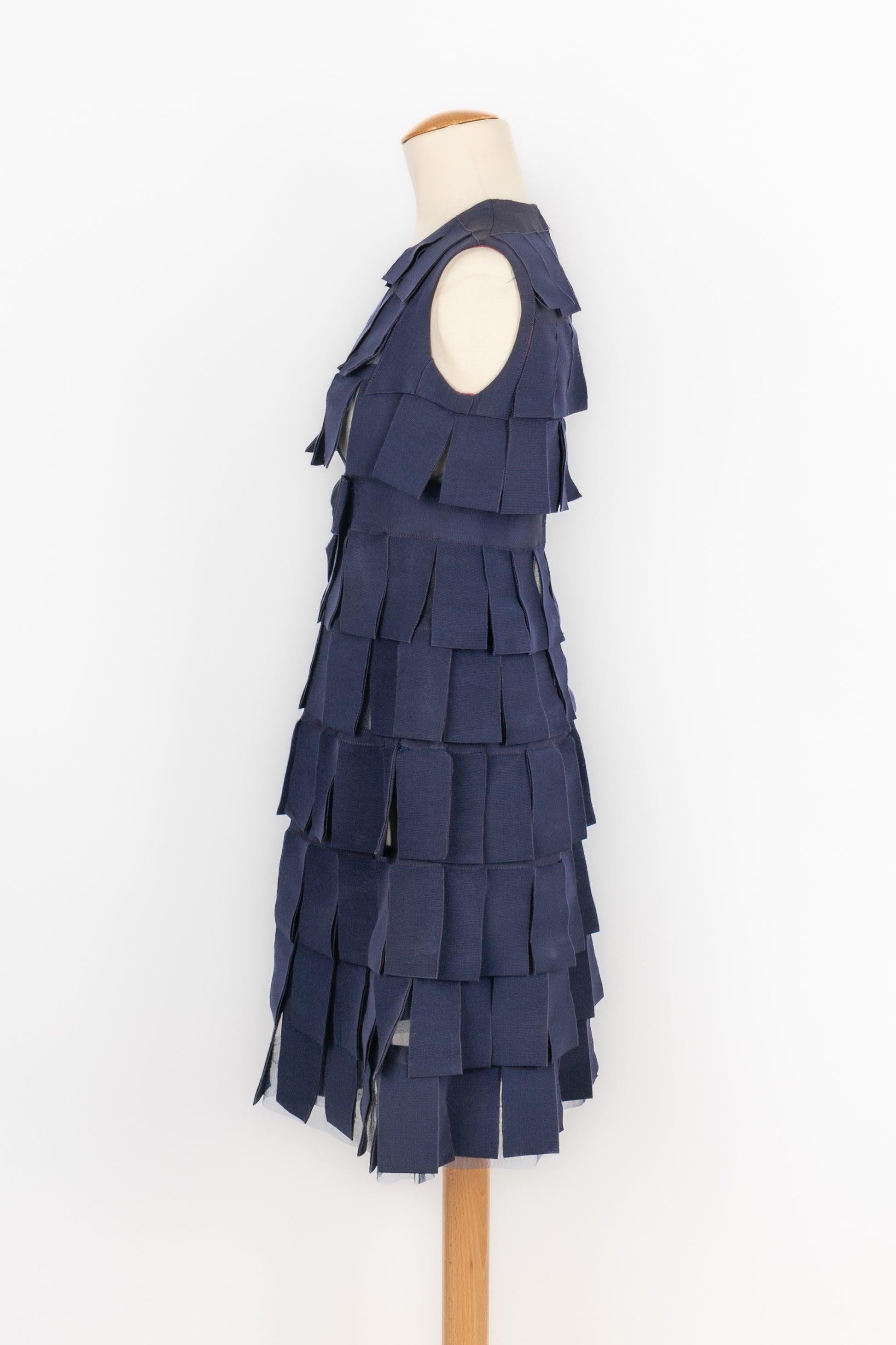 Haute Couture Vintage Dress, 1965 In Excellent Condition For Sale In SAINT-OUEN-SUR-SEINE, FR