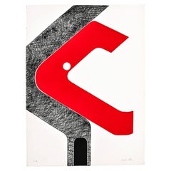 Haute Fidélité, acquaforte con acquatinta di Jacqueline Debutler, 1971