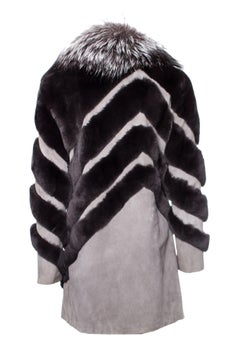 Haute Hippie, Manteau de fourrure assymétrique