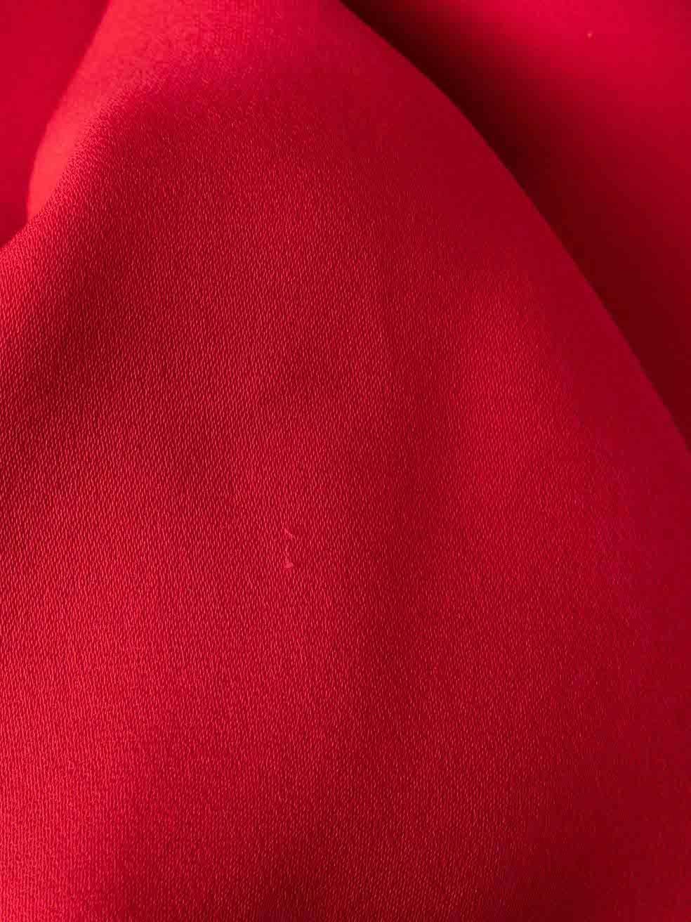 Women's Haute Hippie Red Silk Spaghetti Strap Tank Top Size XS For Sale