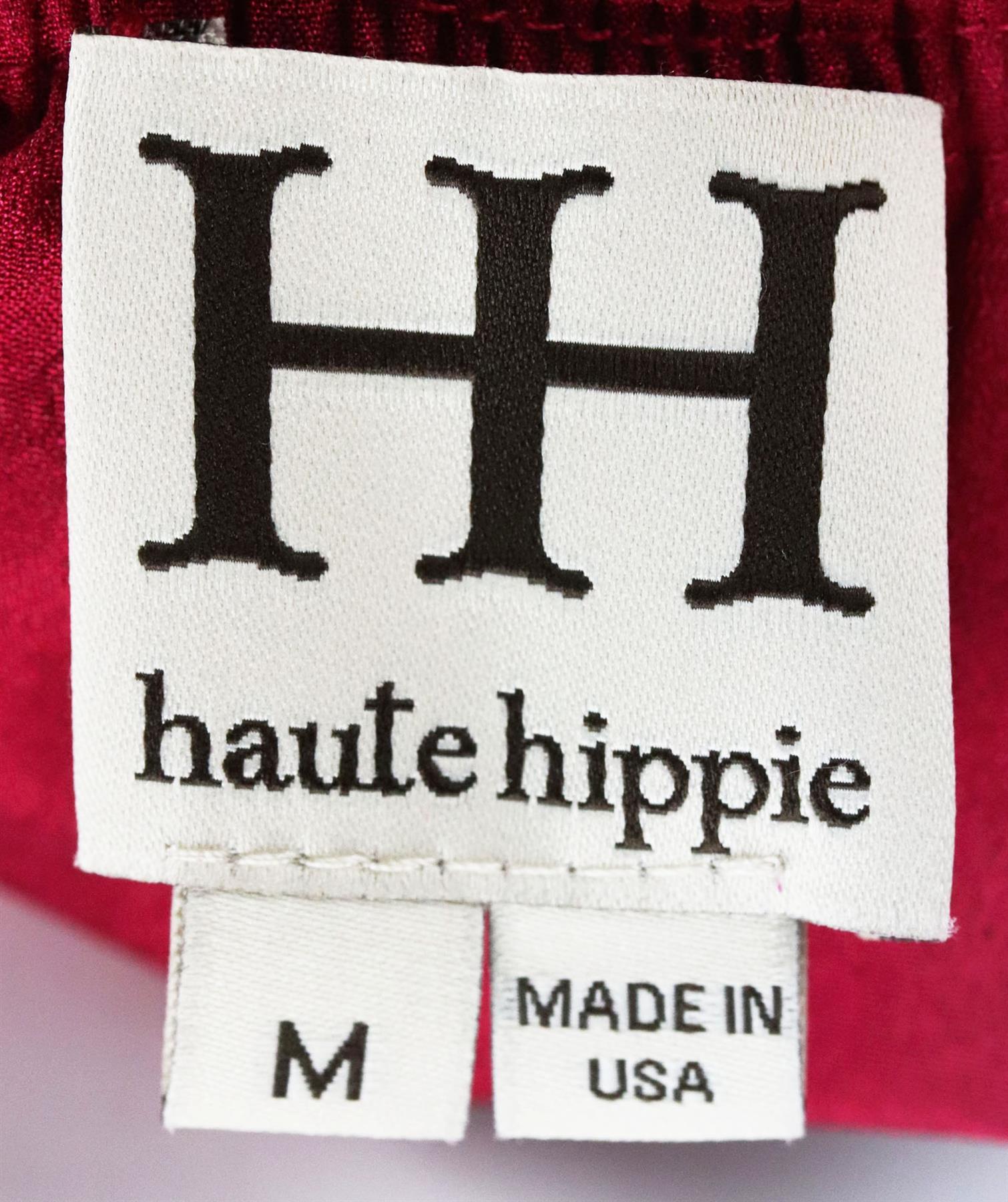 Haute Hippie - Maxi Abito in Seta Effetto Avvolgente Medio In condizioni ottime a London, GB