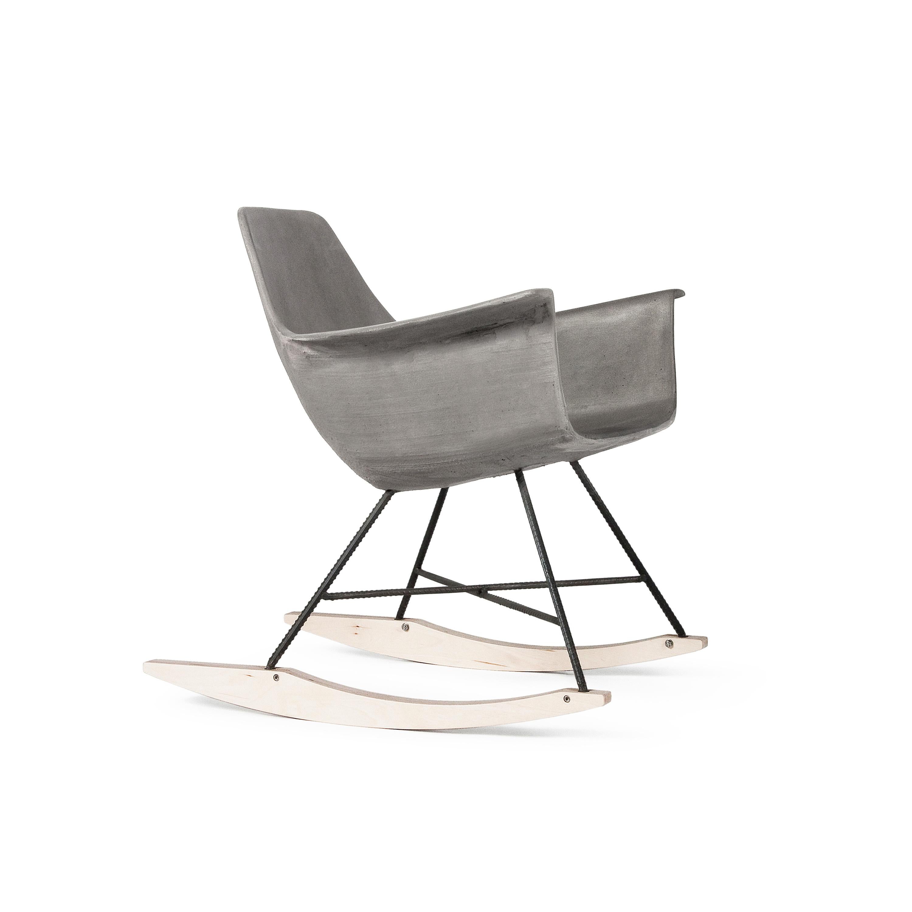 Scandinavian Modern Hauteville Rocking Chair For Sale