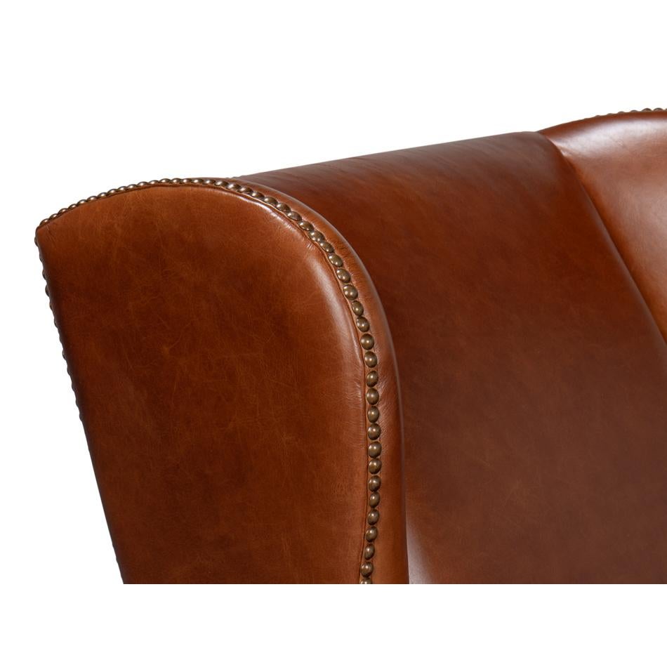 Havanna Brown Classic Leather Sessel im Angebot 1