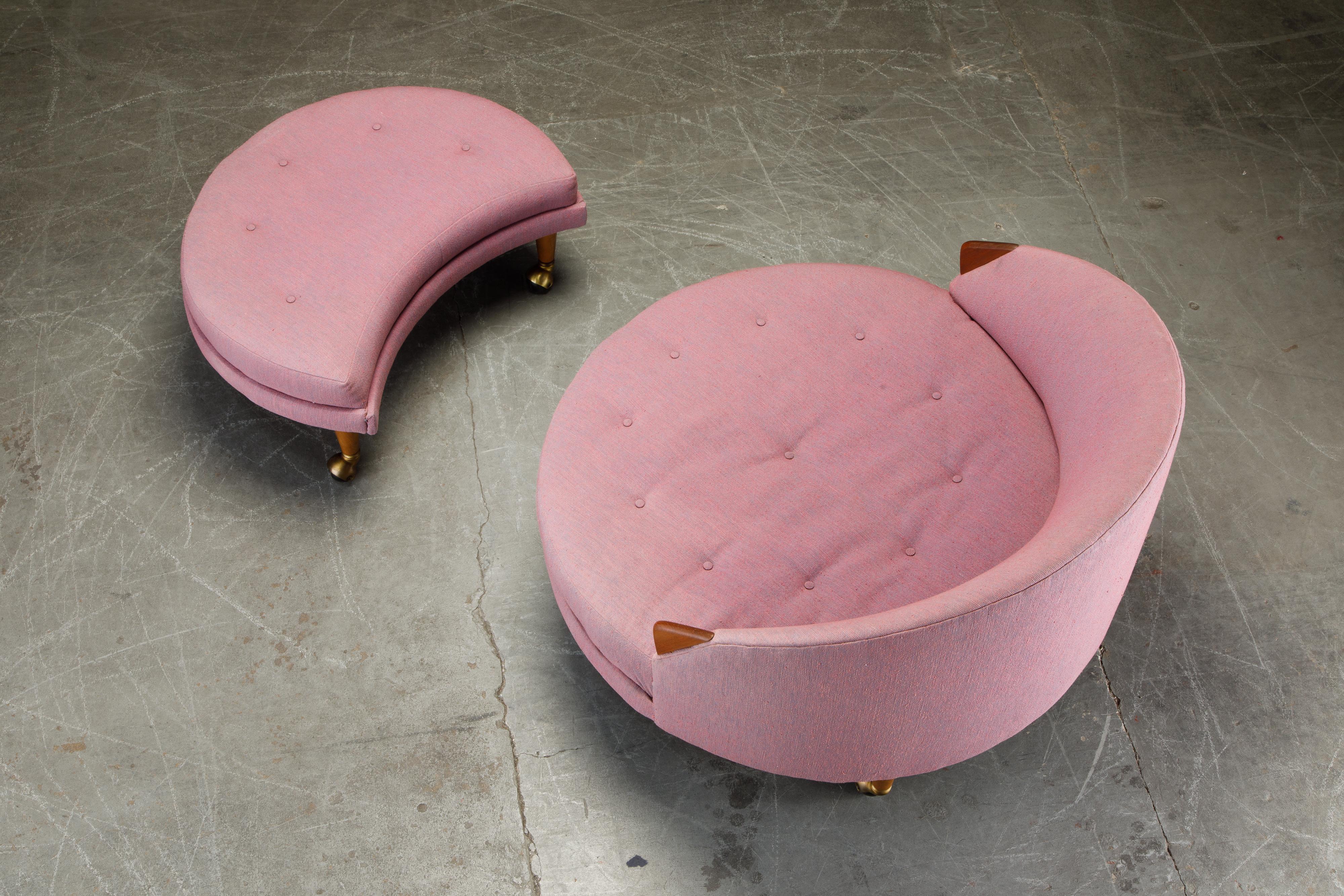 'Havana' Chair and Ottoman by Adrian Pearsall for Craft Associates, circa 1960s 9