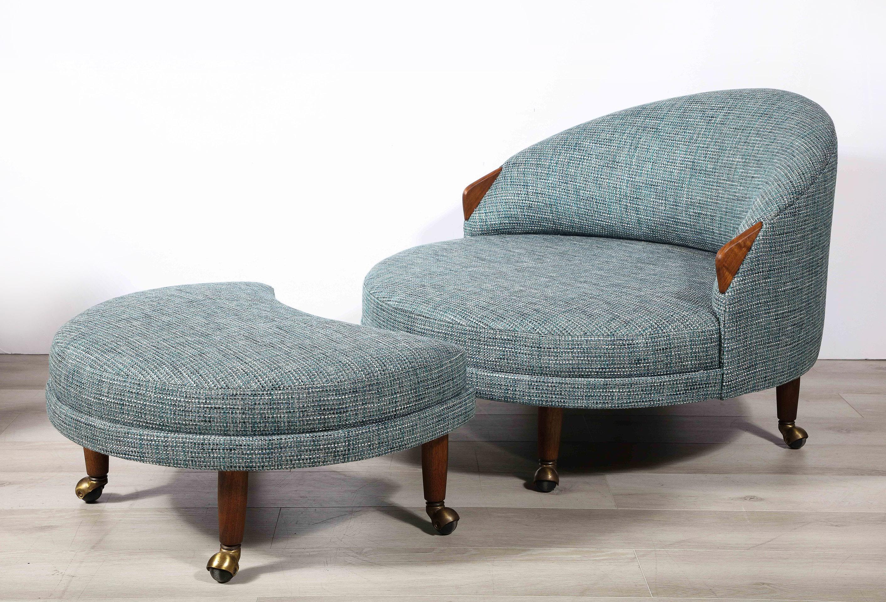 20th Century Havana Chair and Ottoman by Adrian Pearsall