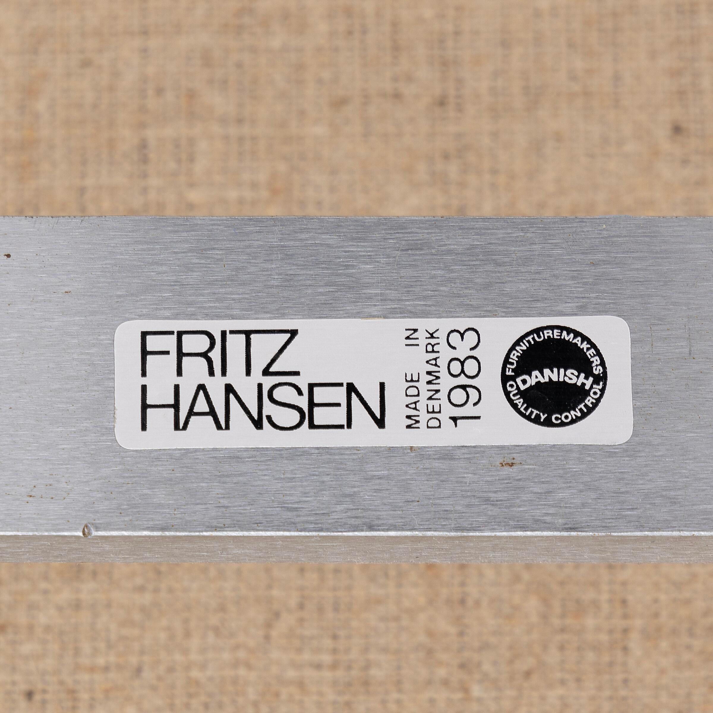 Havana Stuhl aus farbigem Leder PK31 Fritz Hansen aus Leder, Dänemark 1983 (Ende des 20. Jahrhunderts) im Angebot