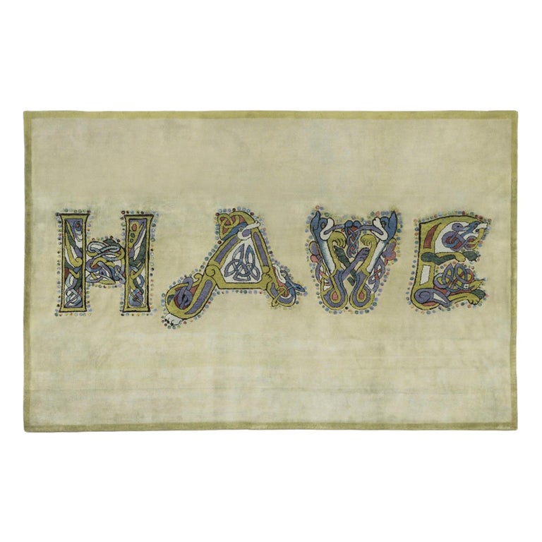 Have Celtic Rug by Nuala Goodman For Sale